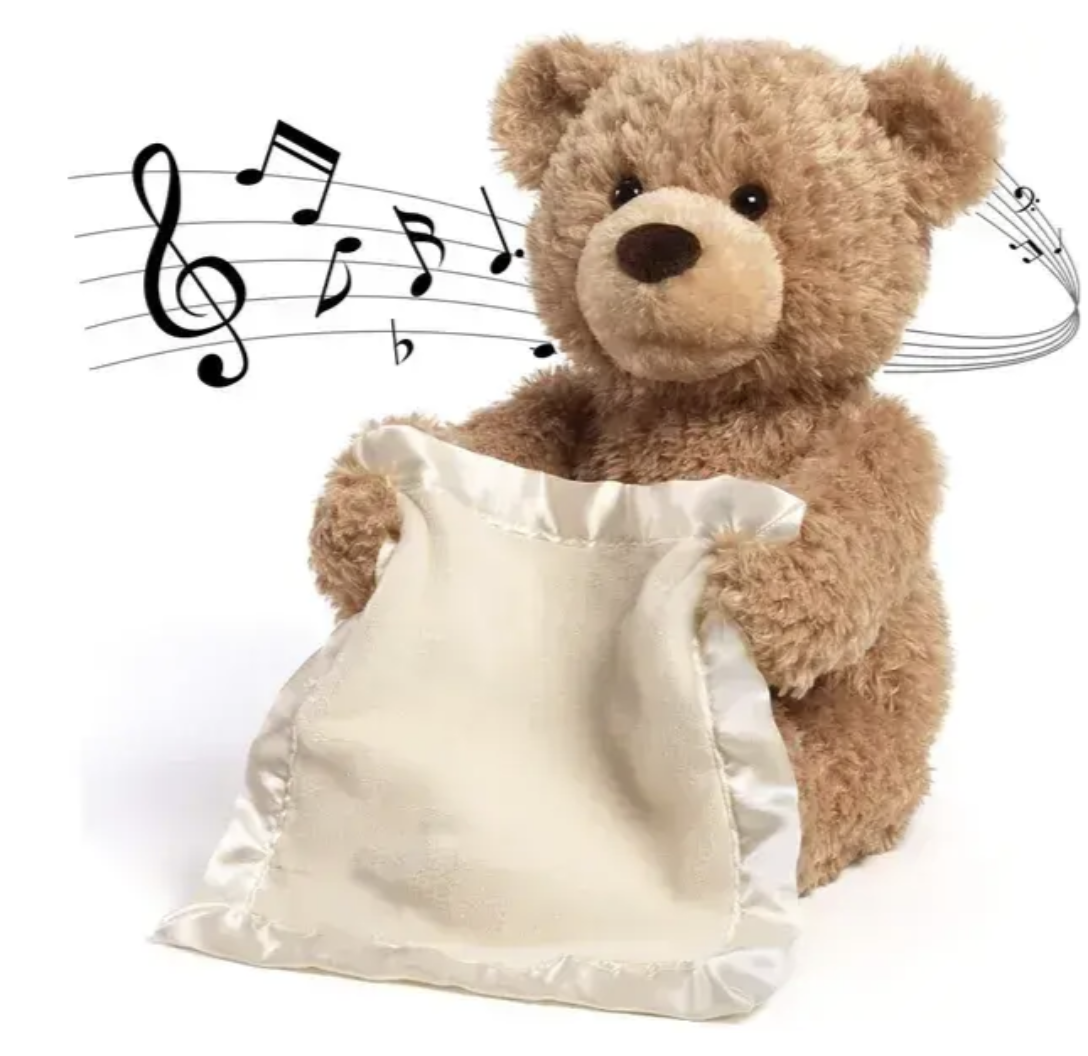 Іграшка Милий Ведмедик електричний музичний 33 см ∙ Музичний плюшевий ведмедик 33 см для дітей