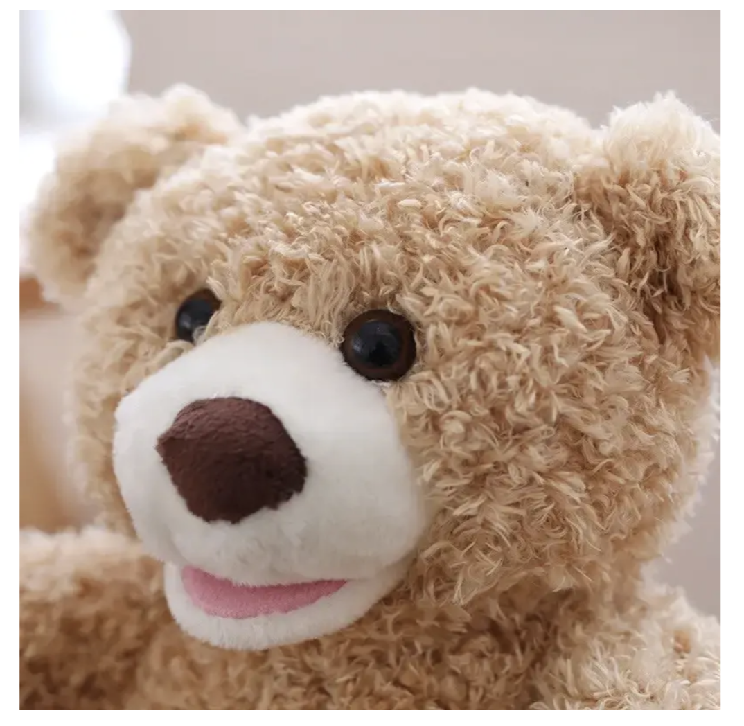 Музичний плюшевий ведмедик 33 см з рухом і мелодіями для дітей від 2 років - мініатюра 5