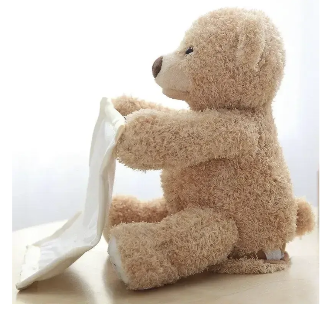 Музичний плюшевий ведмедик 33 см з рухом і мелодіями для дітей від 2 років - мініатюра 6