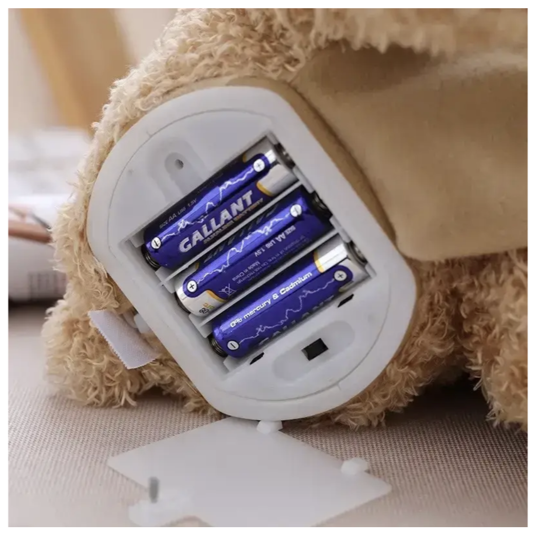 Музичний плюшевий ведмедик 33 см з рухом і мелодіями для дітей від 2 років - мініатюра 7