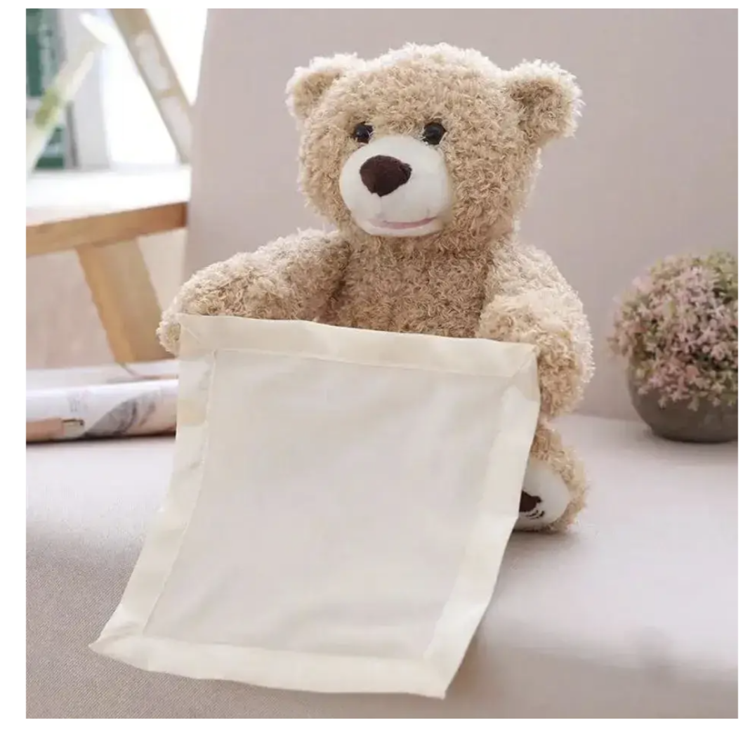 Музичний плюшевий ведмедик 33 см з рухом і мелодіями для дітей від 2 років - мініатюра 9