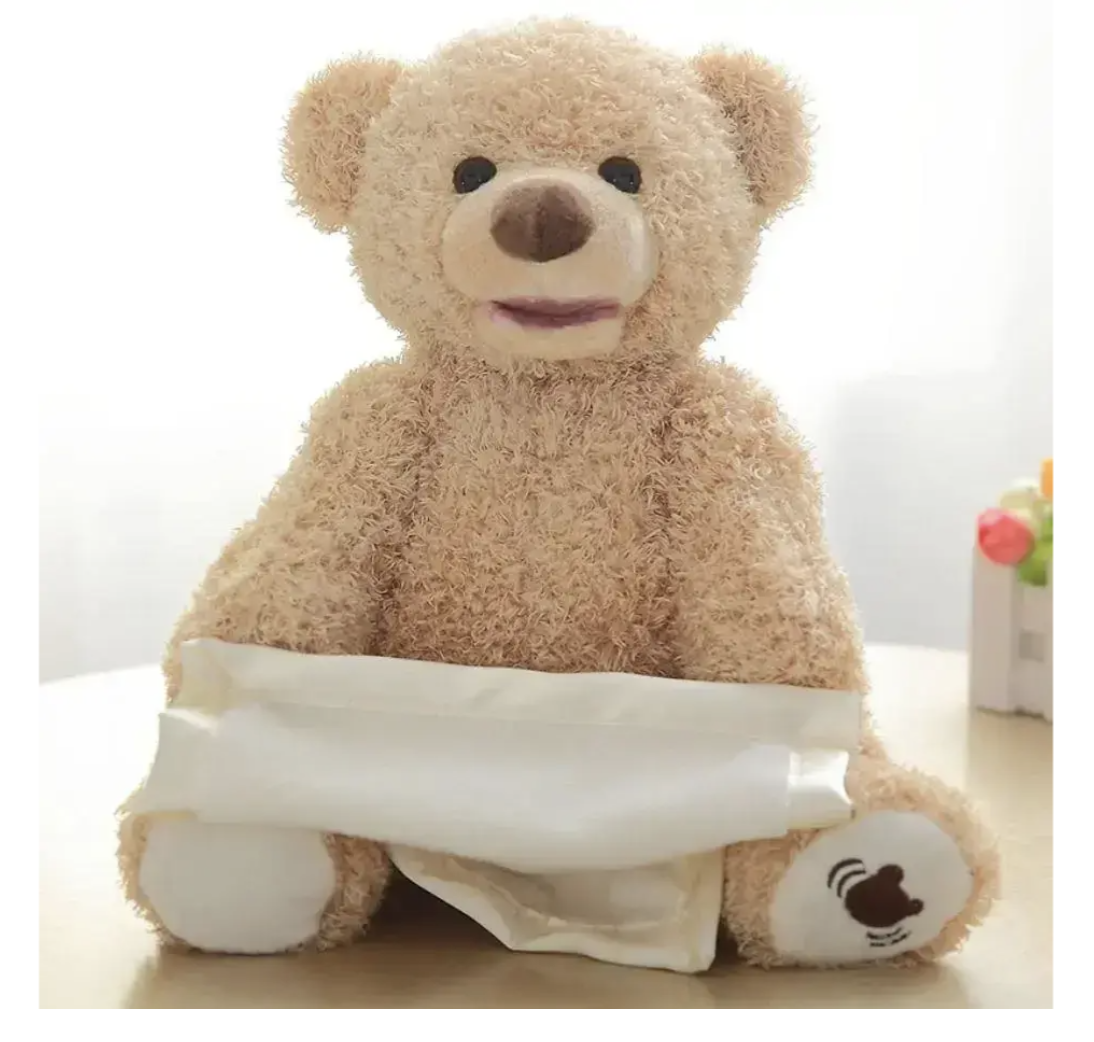 Музичний плюшевий ведмедик 33 см з рухом і мелодіями для дітей від 2 років - мініатюра 10