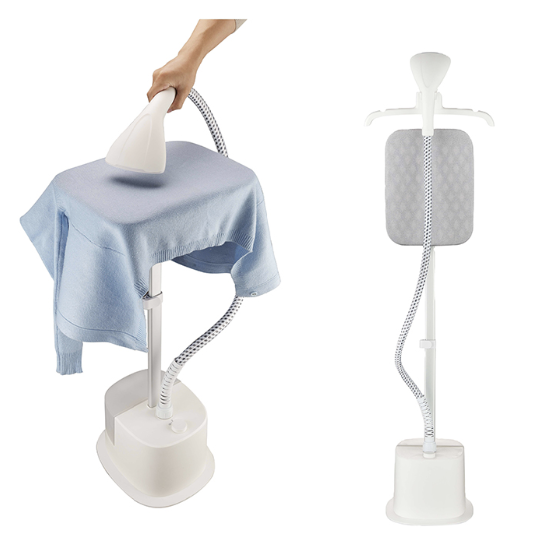 Вертикальний відпарювач WHITE з дошкою, баком 3 л і роботою до 60 хвилин - мініатюра 2