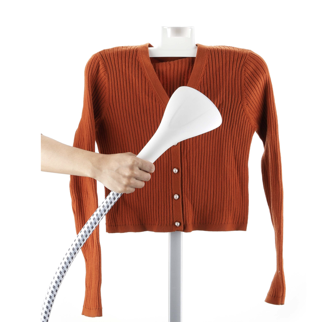 Вертикальний відпарювач WHITE з дошкою, баком 3 л і роботою до 60 хвилин - мініатюра 3