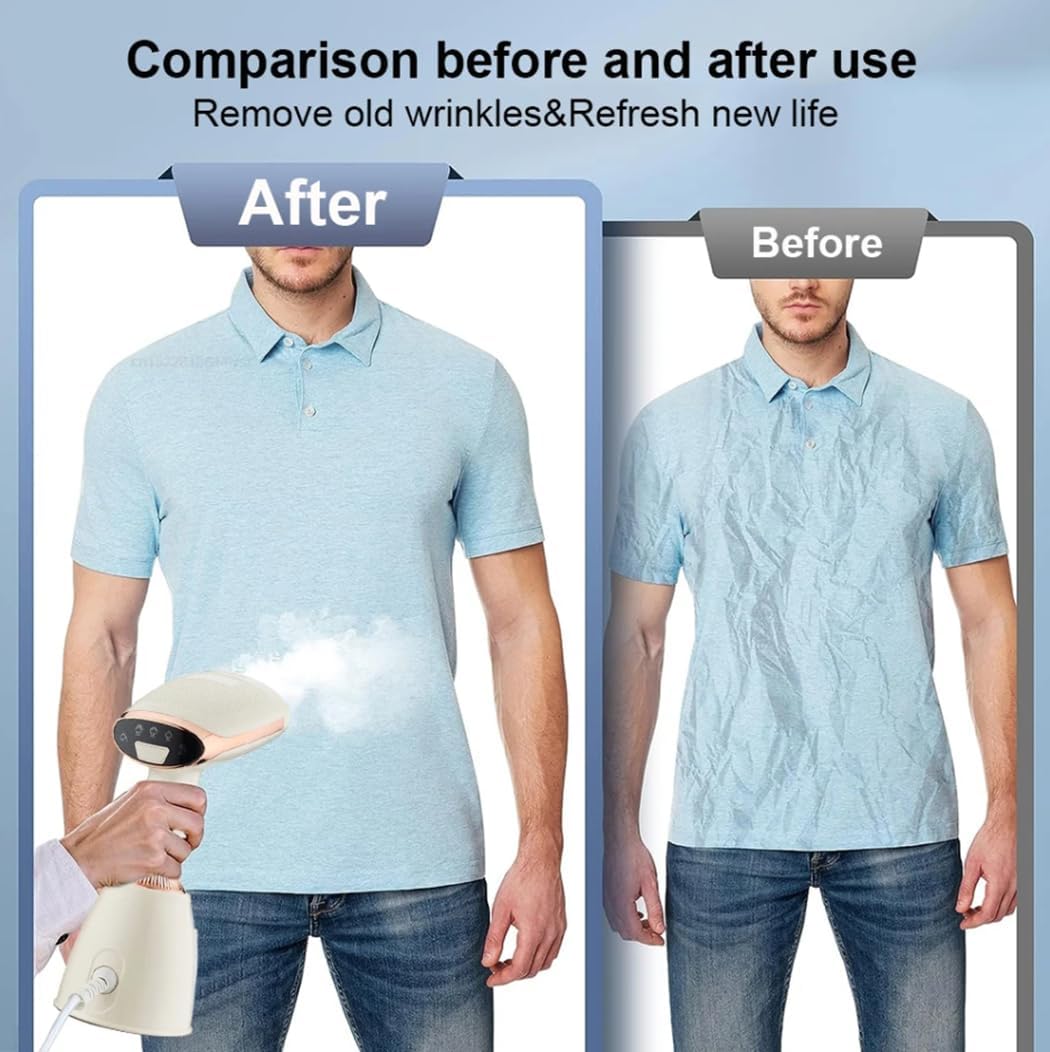 Ручний відпарювач Sokany KY-003 1500 Вт з нагрівом за 15 секунд і баком 260 мл - мініатюра 4