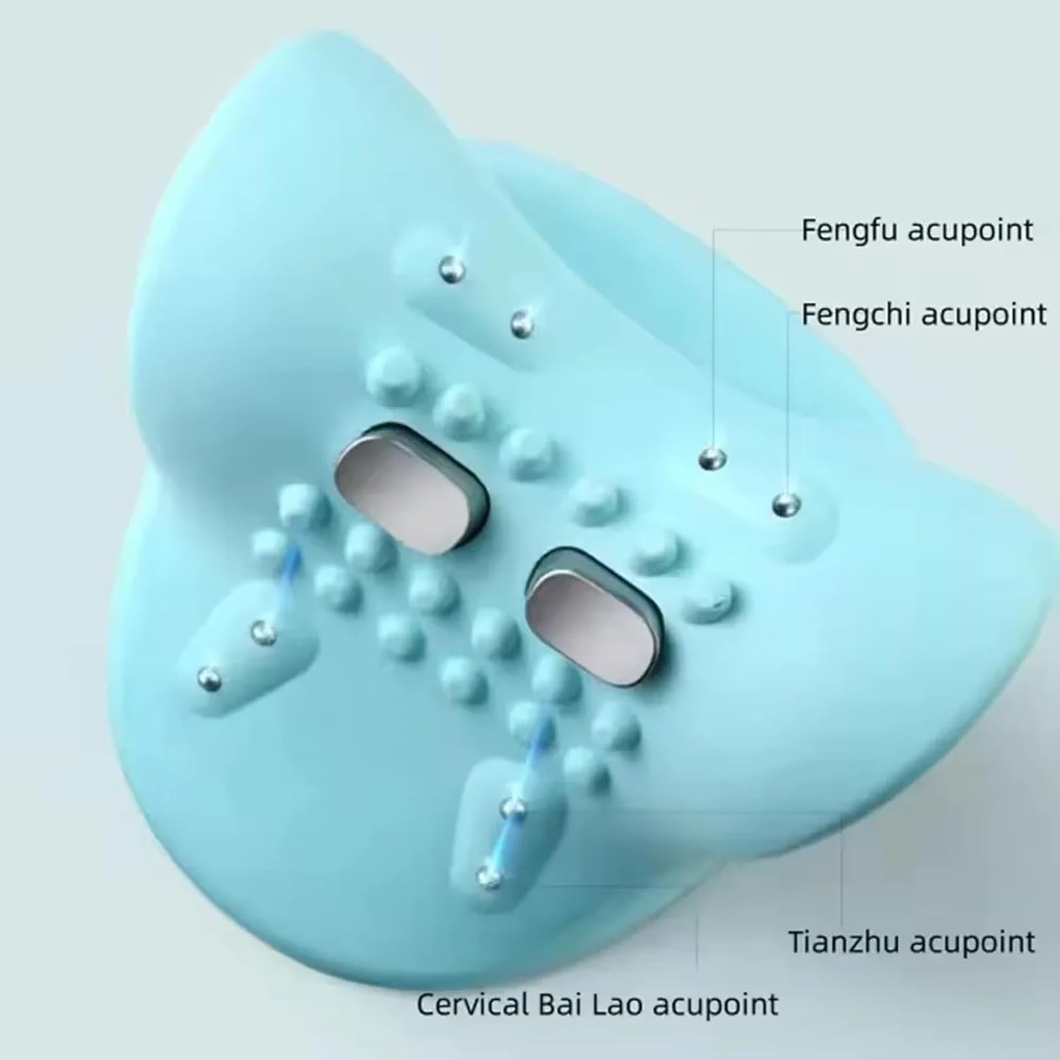 EMS-масажер для шиї з підігрівом, вібрацією і 6 рівнями інтенсивності - мініатюра 6