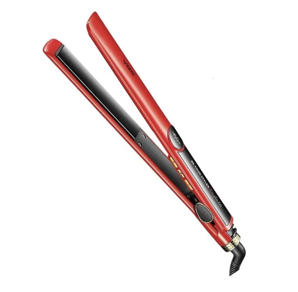 Щипці для волосся VGR V-518 з LED-дисплеєм ∙ Випрямляч VGR V-51 з турмаліновими пластинами