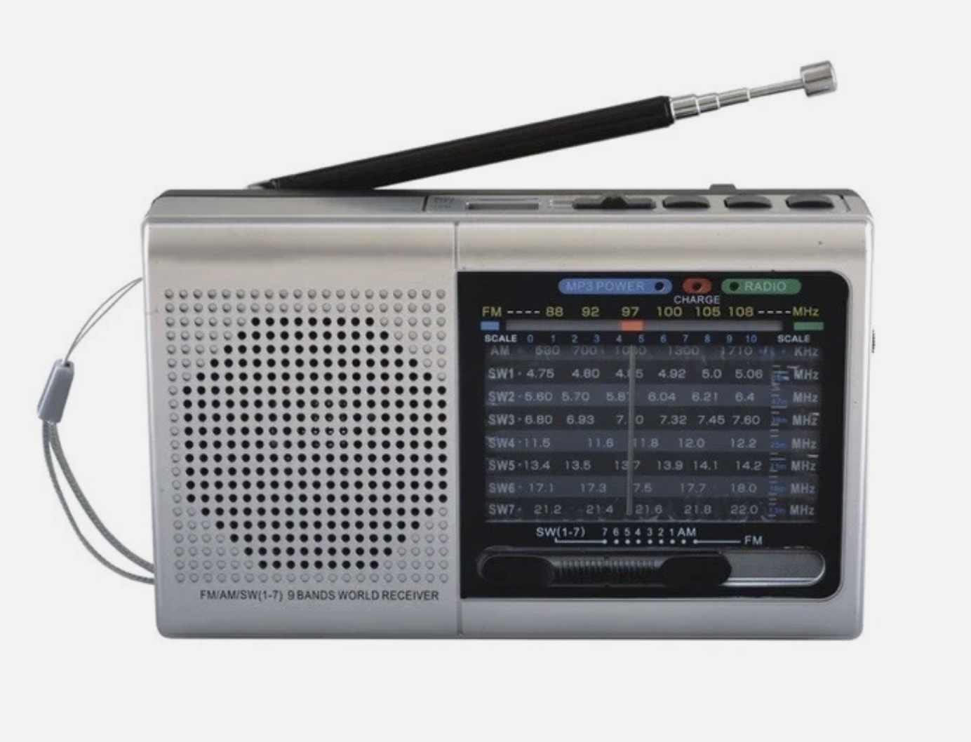 Радіоприймач GOLON RX-6622 ∙ Всеволновий портативний радіоприймач GOLON RX-6622