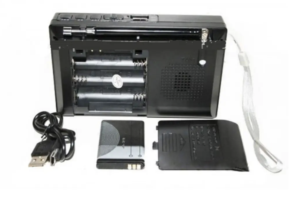 Портативний радіоприймач GOLON RX-6622 з FM, AM, SW, USB і SD - мініатюра 5