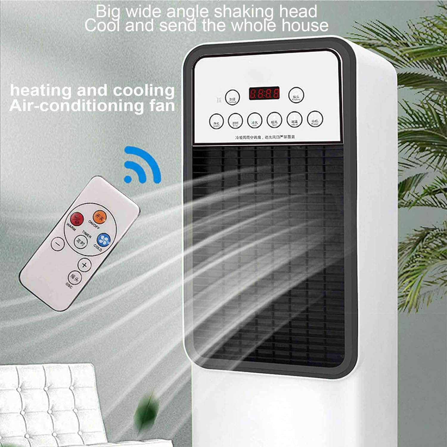 Мобільний кліматичний комплекс MS-1668 3 в 1 з обігрівом, охолодженням і зволоженням - мініатюра 2