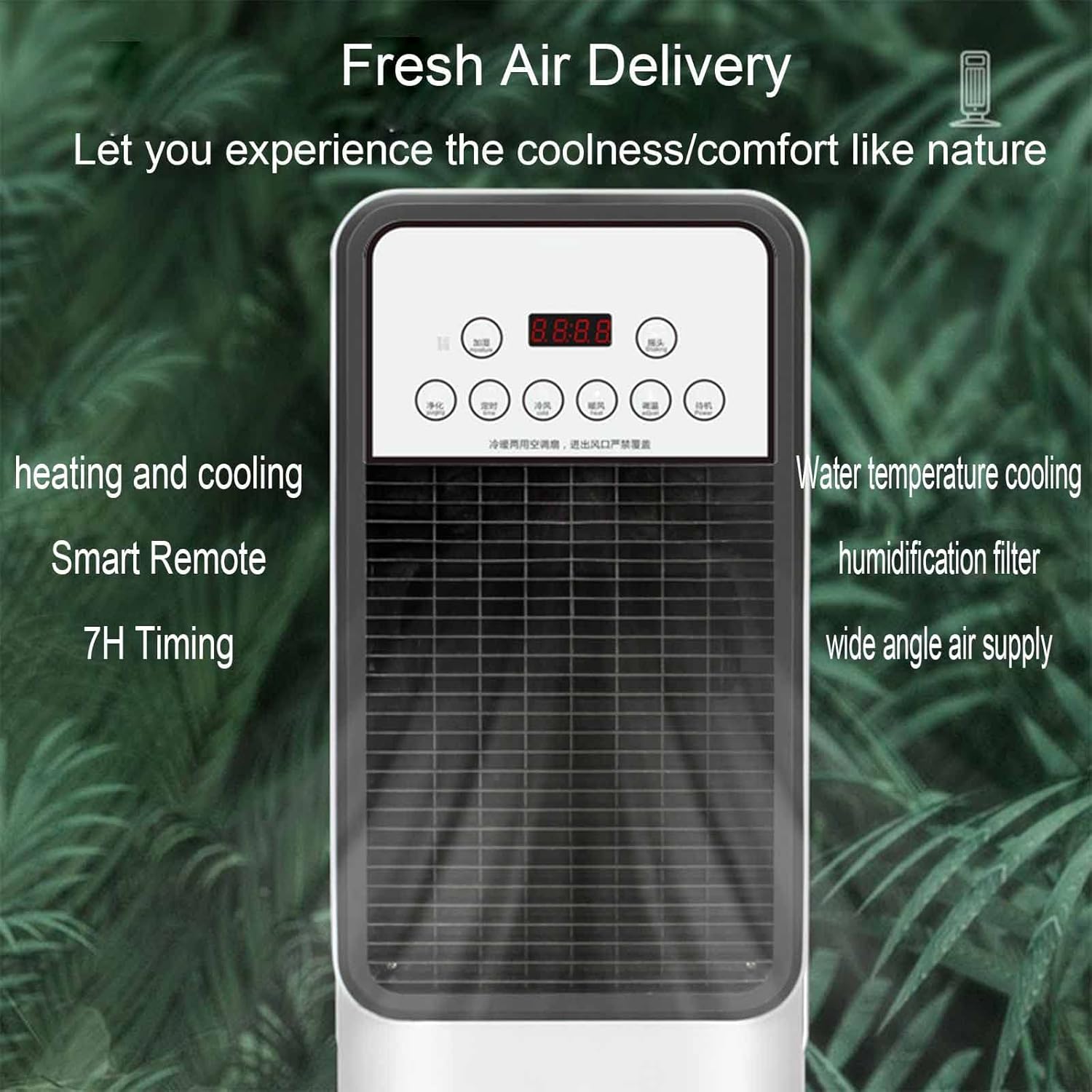 Мобільний кліматичний комплекс MS-1668 3 в 1 з обігрівом, охолодженням і зволоженням - мініатюра 4