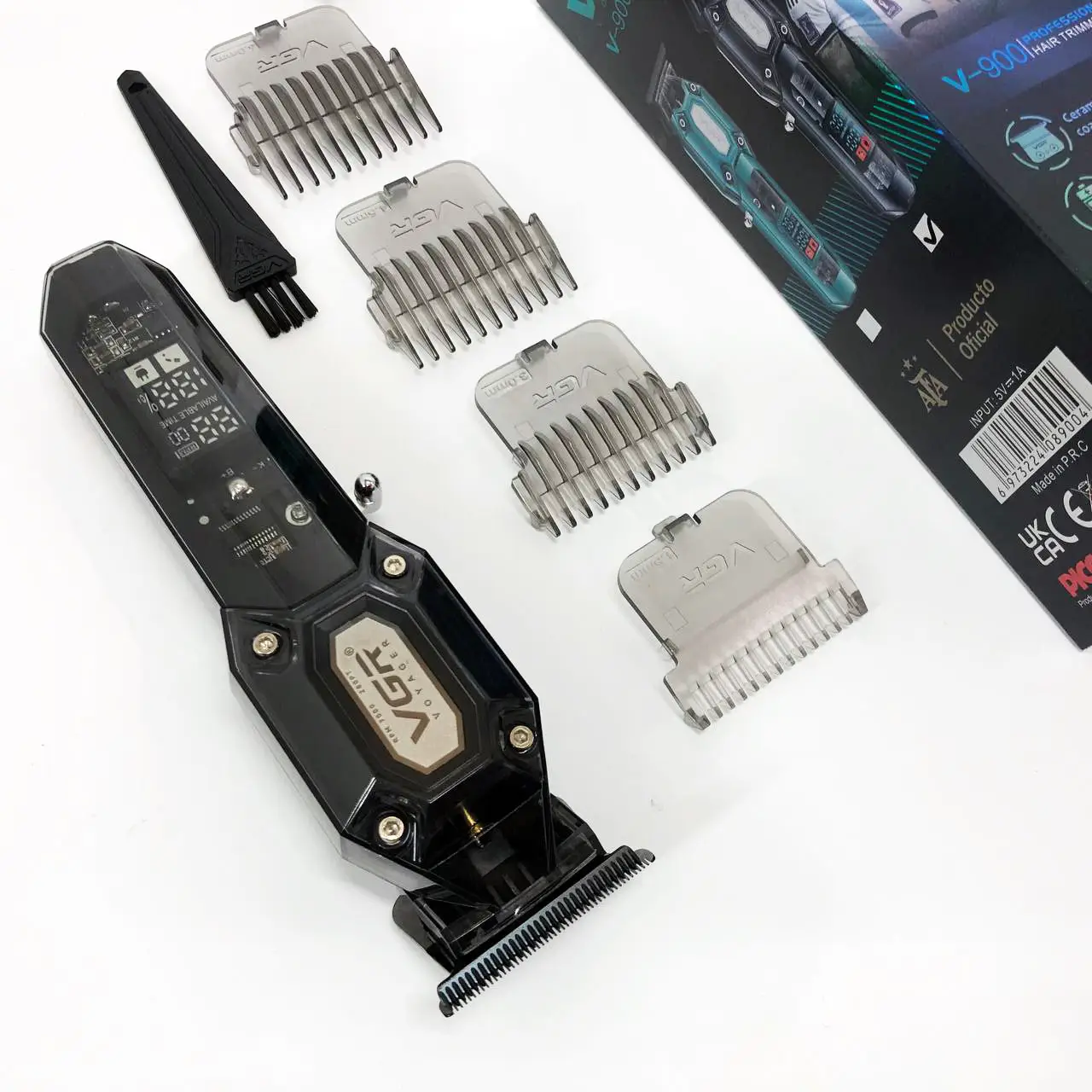 Машинка для стрижки VGR V-900 з DLC-лезами і LCD-дисплеєм - мініатюра 8