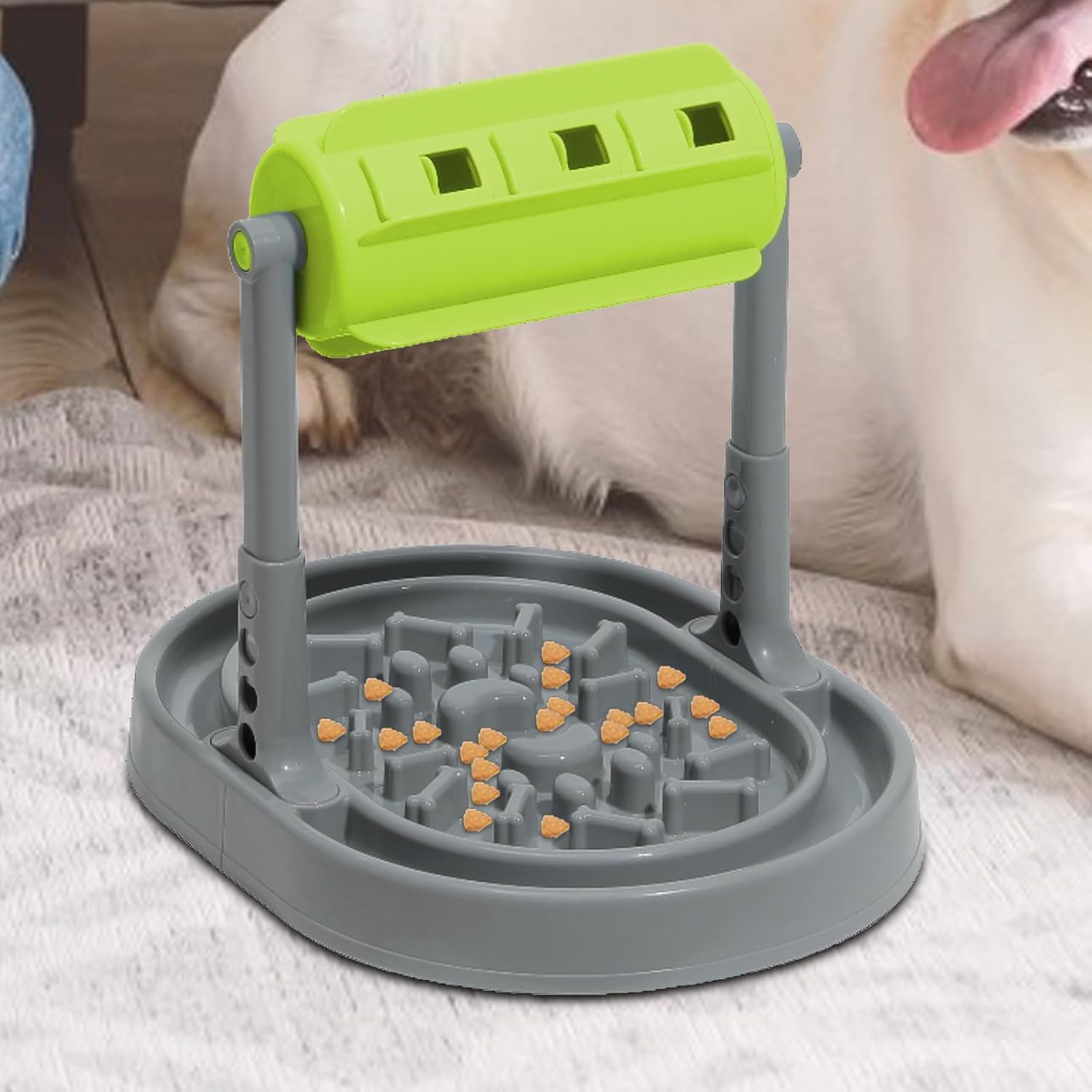 Інтерактивна годівниця для собак з повільною подачею корму і лотком-лабіринтом - мініатюра 5