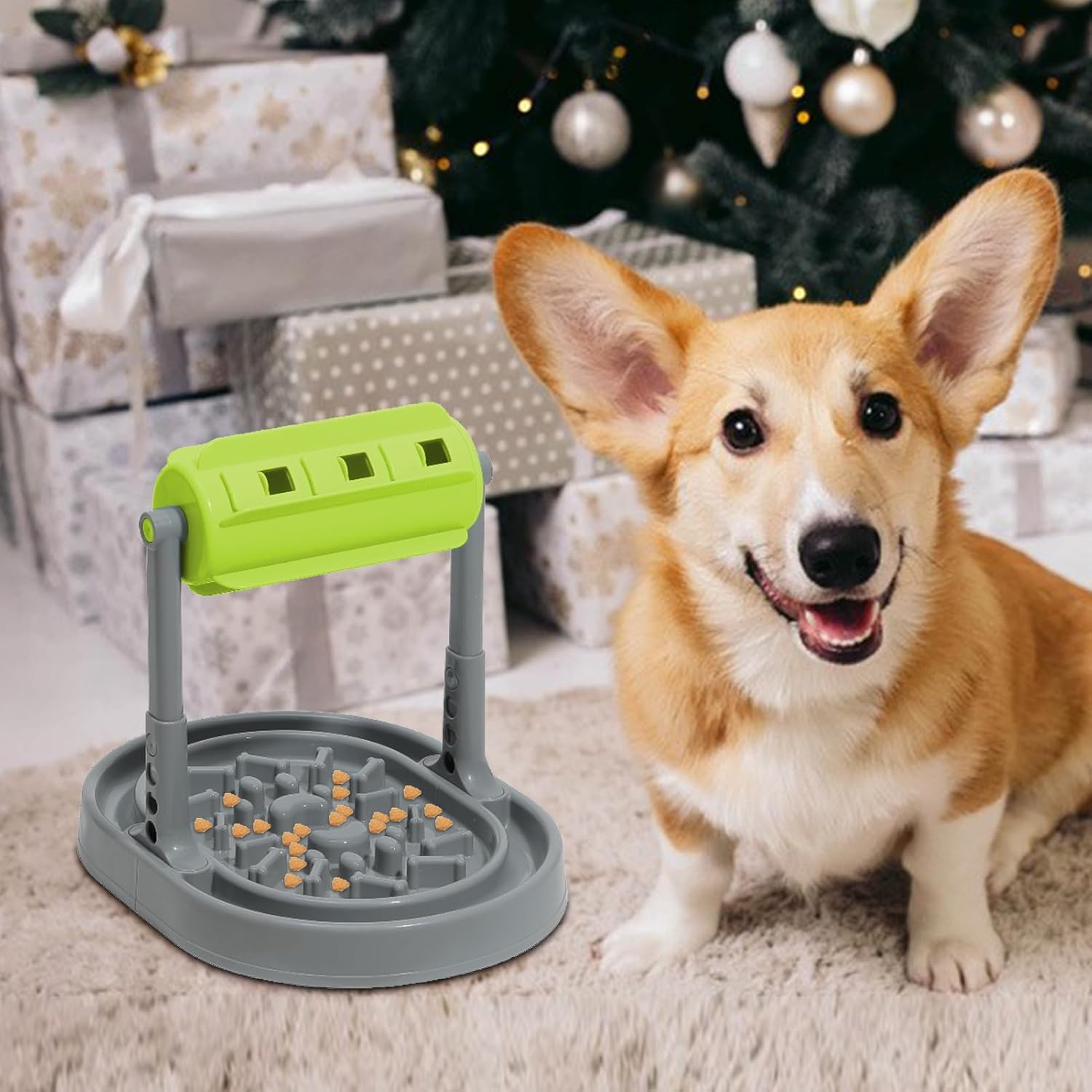 Інтерактивна годівниця для собак з повільною подачею корму і лотком-лабіринтом - мініатюра 6