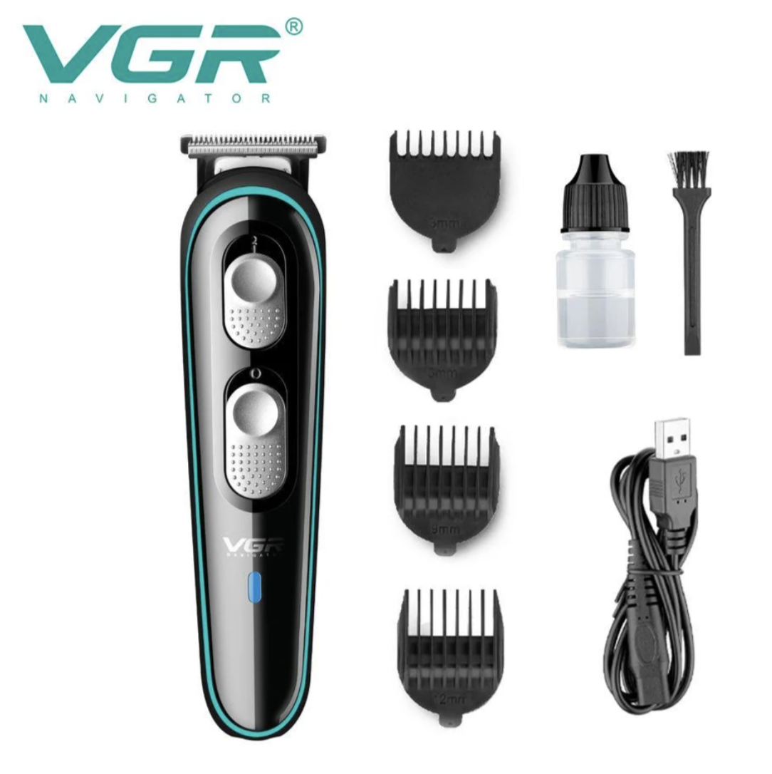 Тример VGR V-055 для бороди, вусів і окантовки з Т-подібним лезом - мініатюра 1