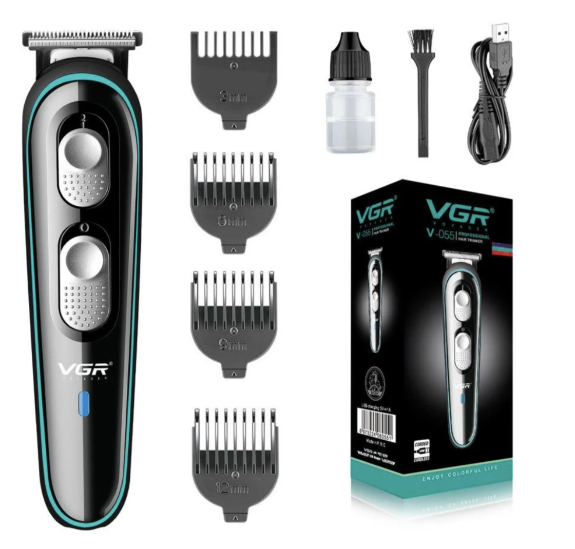 Тример VGR V-055 для бороди, вусів і окантовки з Т-подібним лезом - мініатюра 11