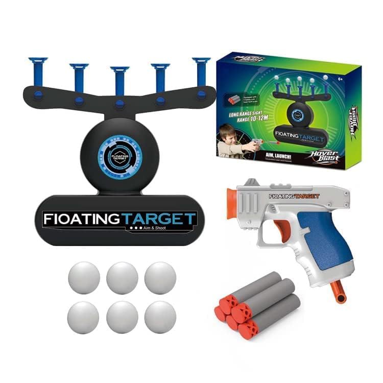 Повітряний тир Hover Blast з парячими кульками для дитячих змагань і сімейної гри - мініатюра 4