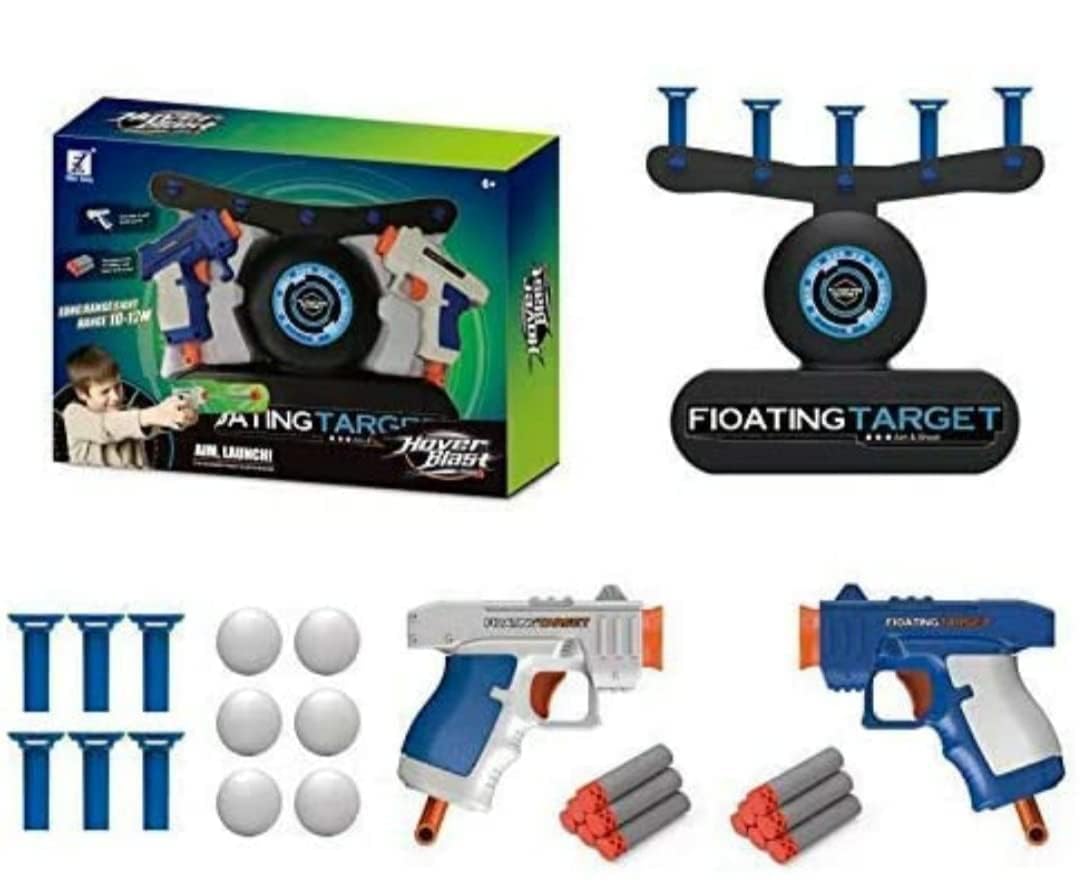 Повітряний тир Hover Blast з парячими кульками для дитячих змагань і сімейної гри - мініатюра 6