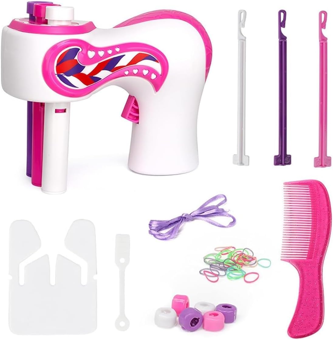 Автоматичний набір для 892-1 стильних зачісок та гри у перукаря ∙ Набір для плетіння косичок 892-1 для дітей