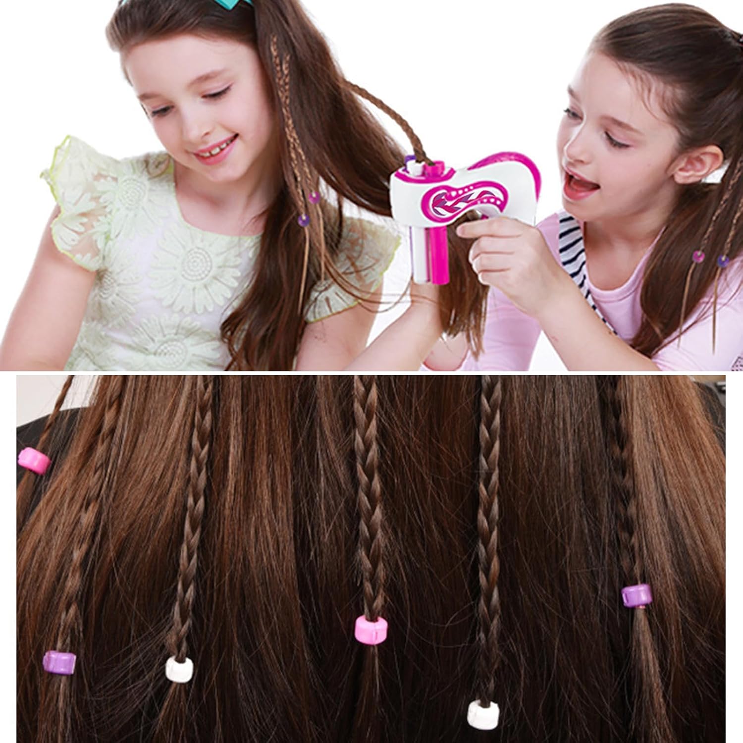 Дитячий набір 892-1 для автоматичного плетіння косичок і гри в перукаря - мініатюра 3