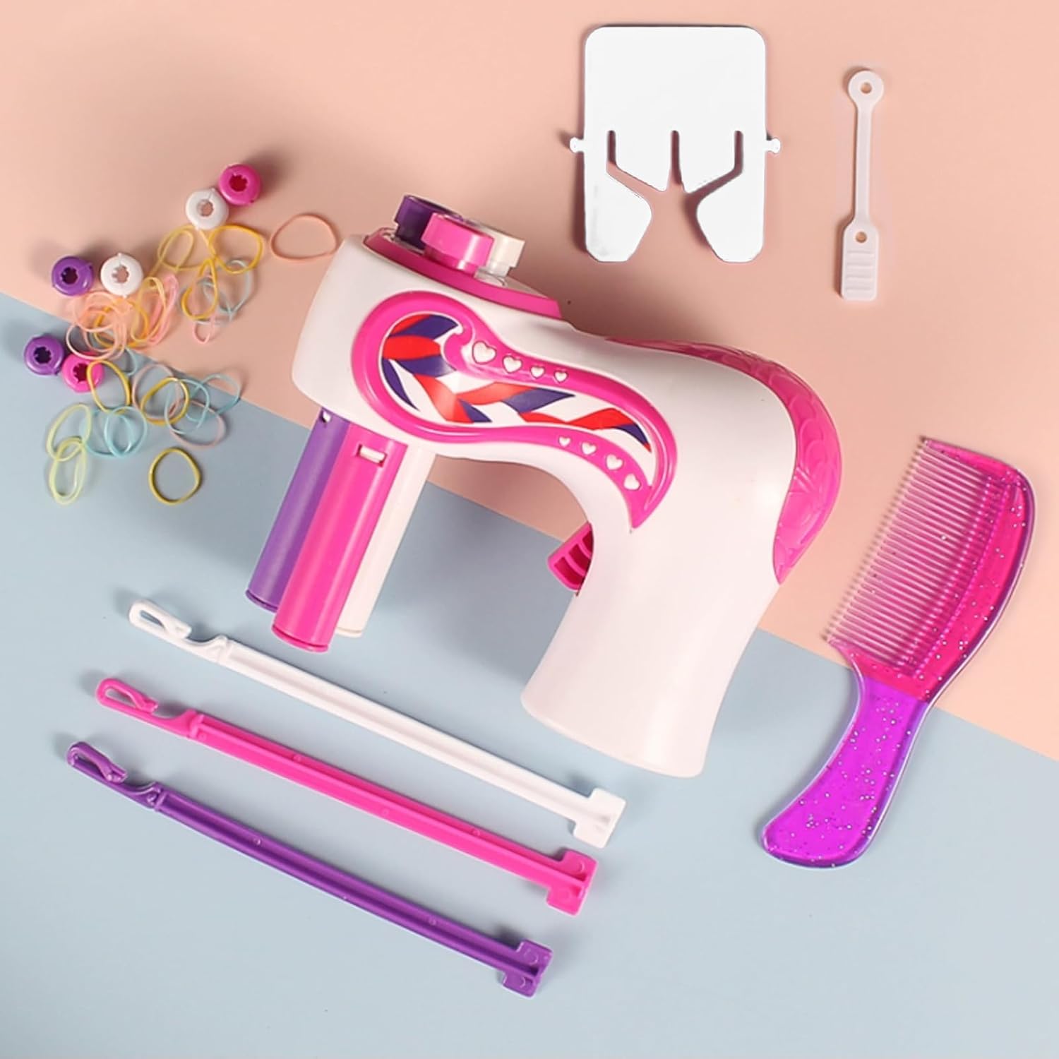 Дитячий набір 892-1 для автоматичного плетіння косичок і гри в перукаря - мініатюра 7