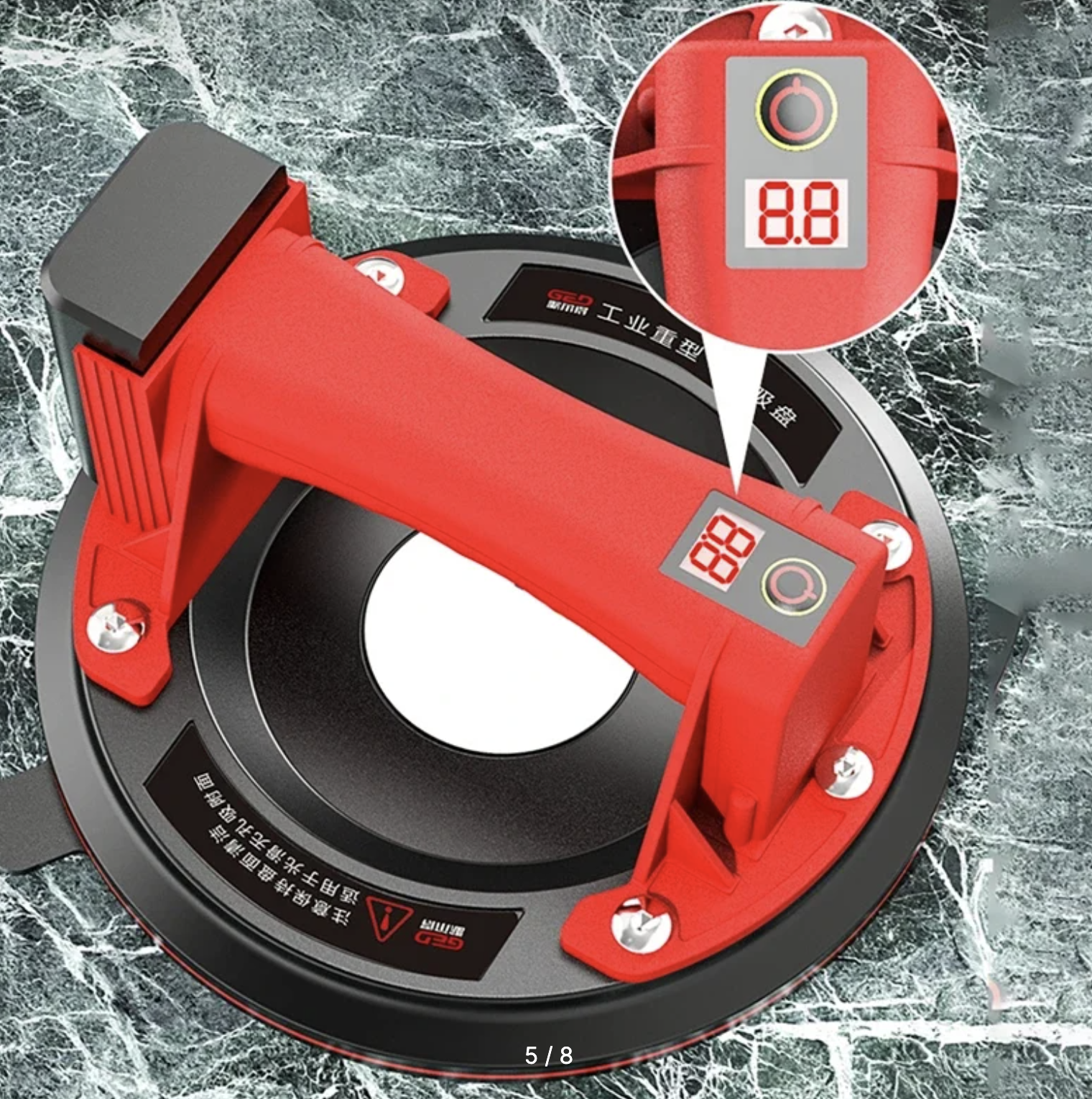 Акумуляторна присоска-ручка PPS-90 з LED-дисплеєм і валізою для перенесення - мініатюра 7