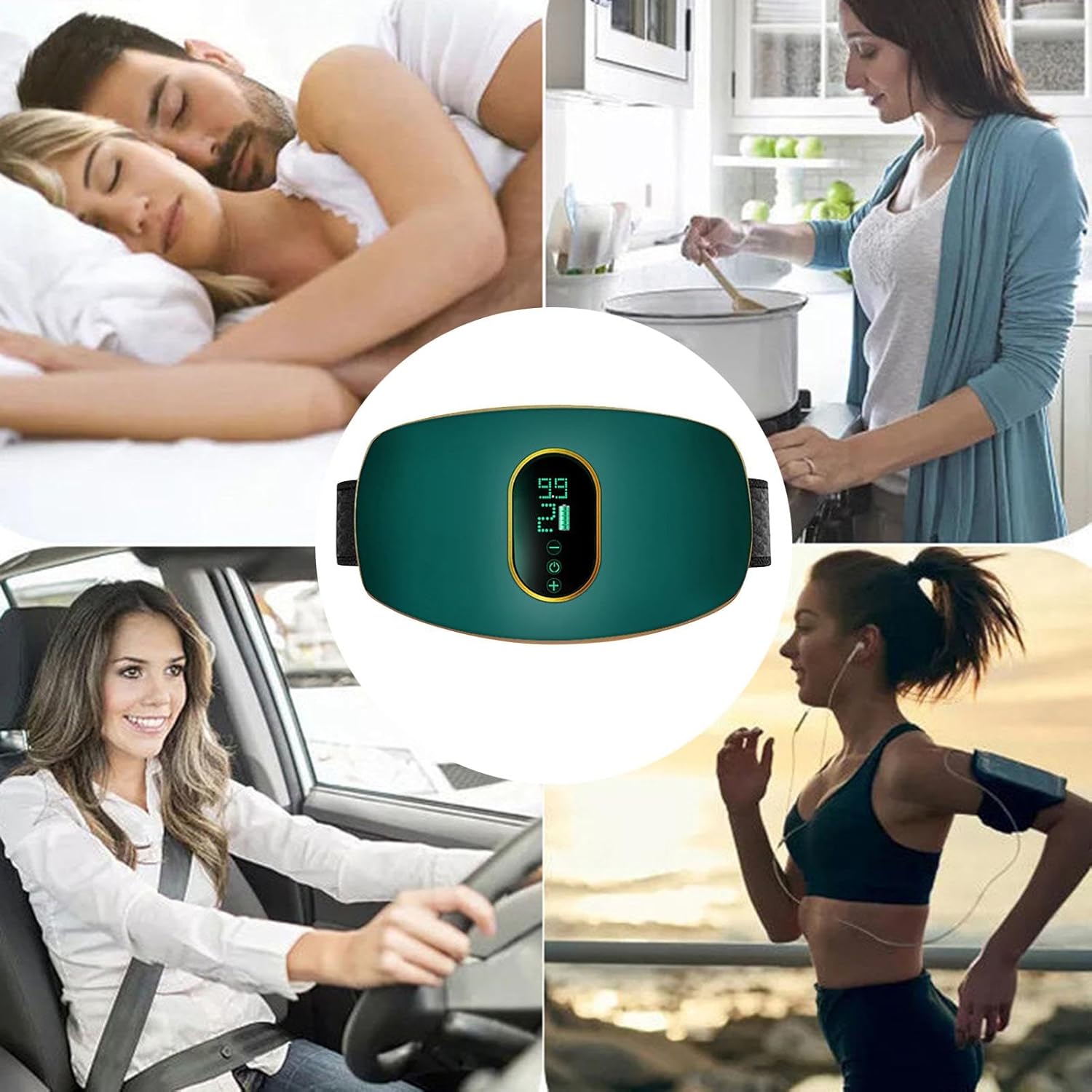 Масажер-пояс DT-785 з підігрівом, таймером і 15 режимами - мініатюра 6