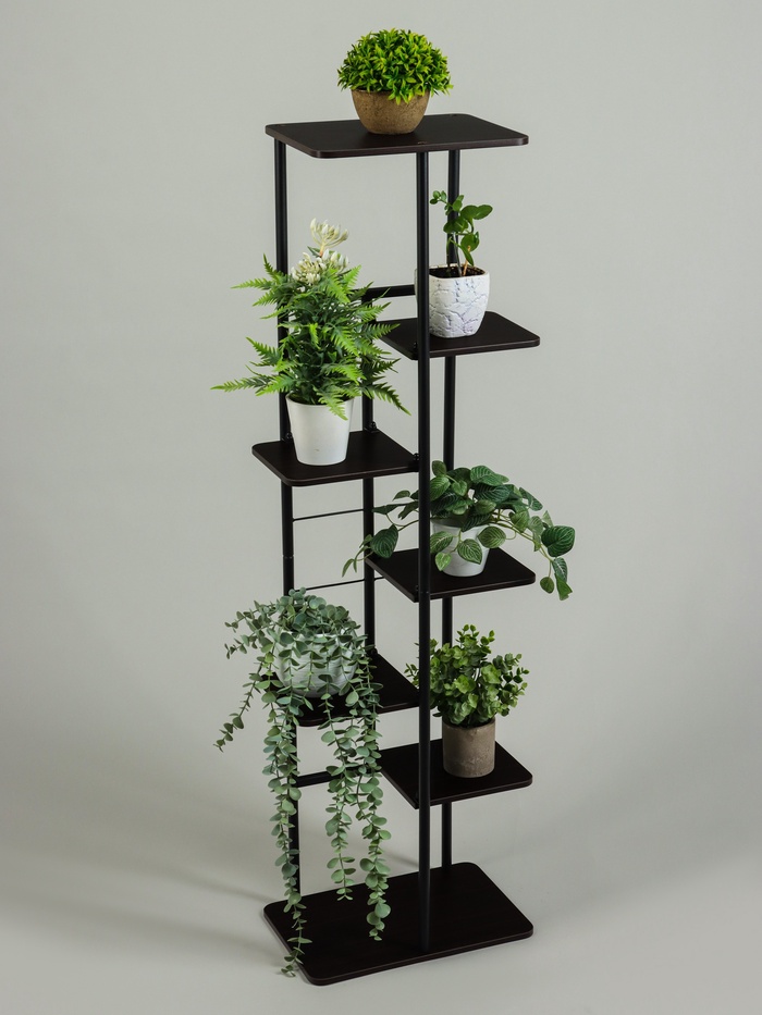 Підлогова стійка для квітів CVT-9 з 7 полицями для дому і офісу - мініатюра 2
