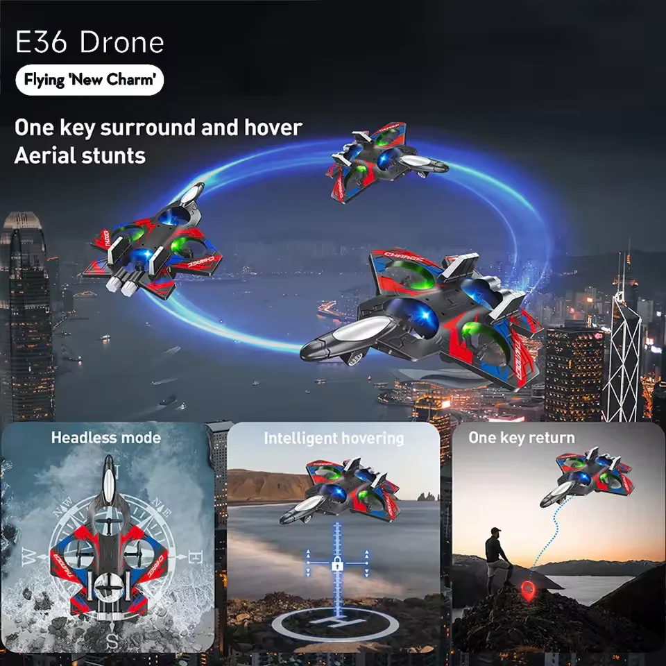 Радіокерований літак JX2085 для дітей з 6-осьовим гіроскопом - мініатюра 4