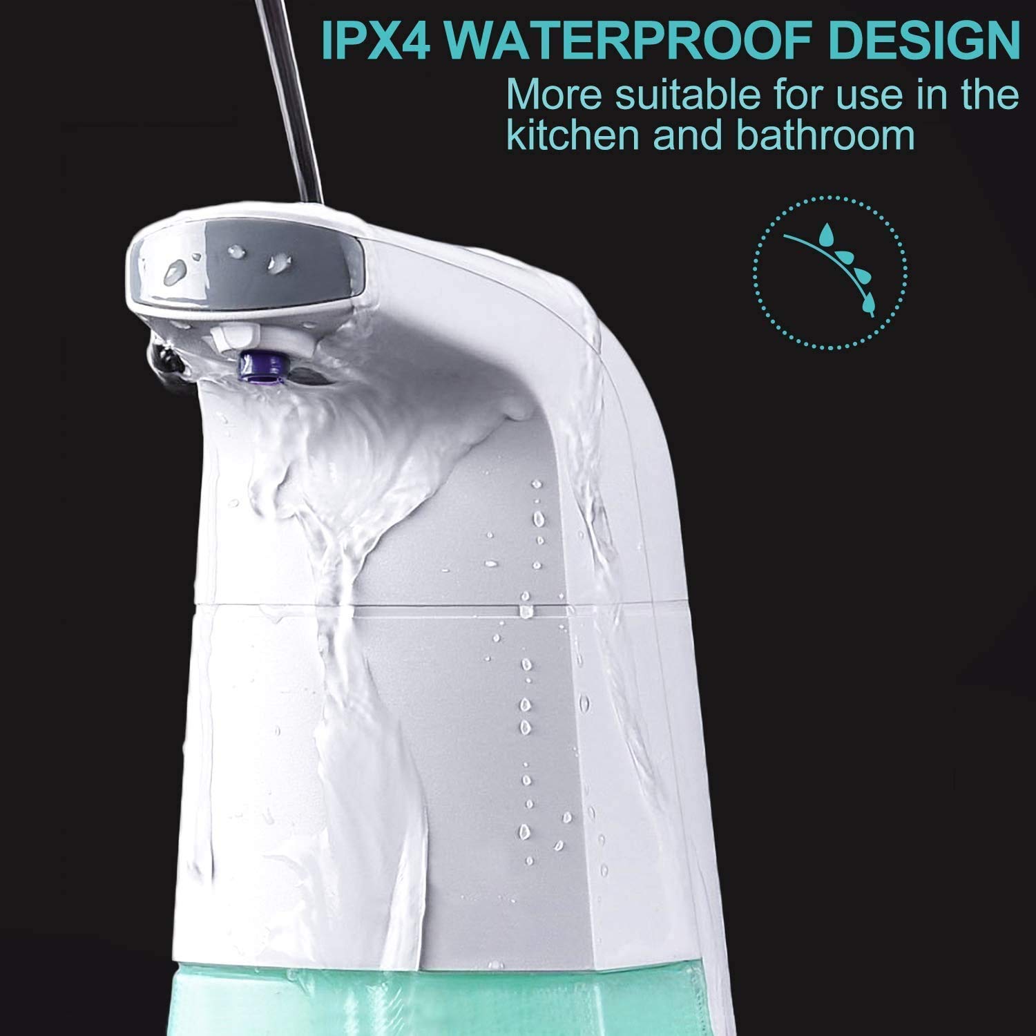 Сенсорний диспенсер для мила Auto Foaming Soap Dispenser з подачею піни - мініатюра 5