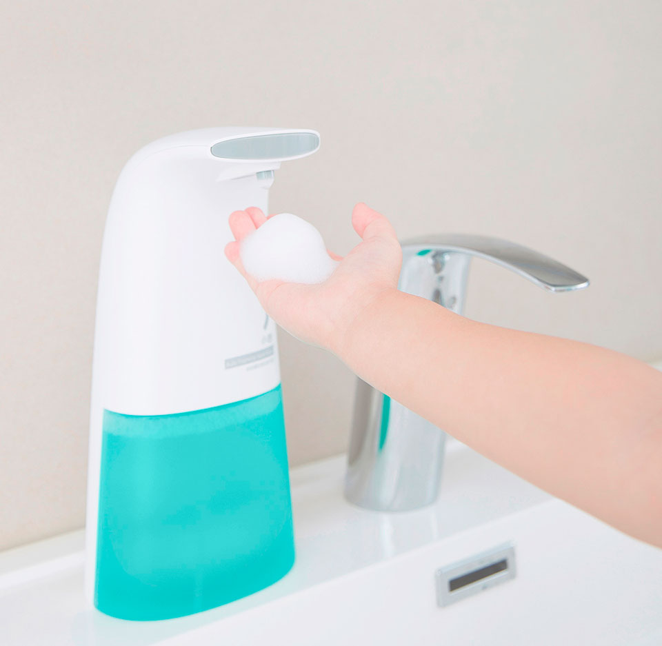 Сенсорний диспенсер для мила Auto Foaming Soap Dispenser з подачею піни - мініатюра 10