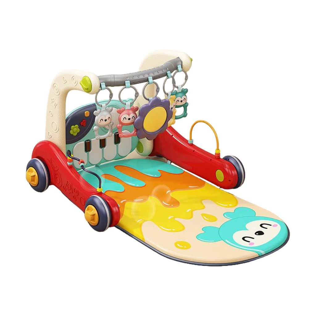 Ходунки Розвиваючий килимок Бізіборд музичний з підсвічуванням ∙ Багатофункціональні ходулі YG Toys в коробці