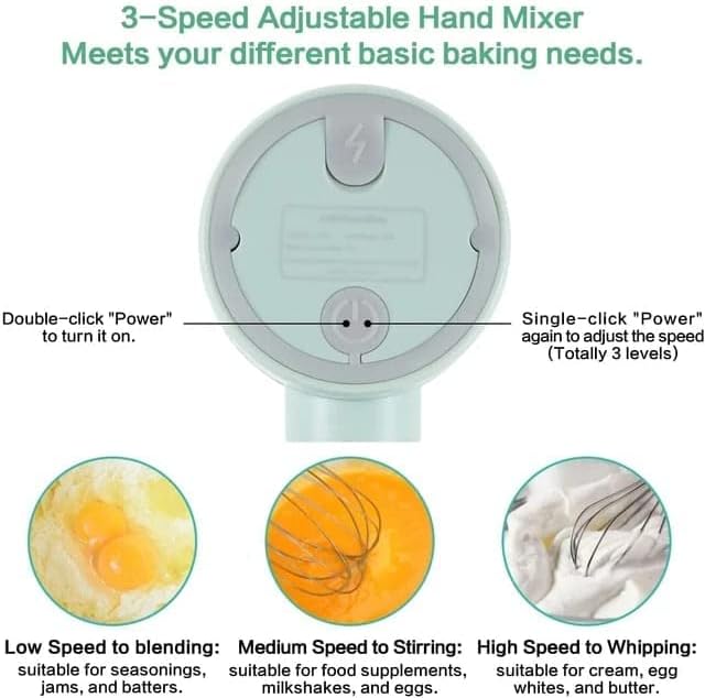 Бездротовий міні-міксер 3 в 1 на акумуляторі для збивання і подрібнення - мініатюра 4