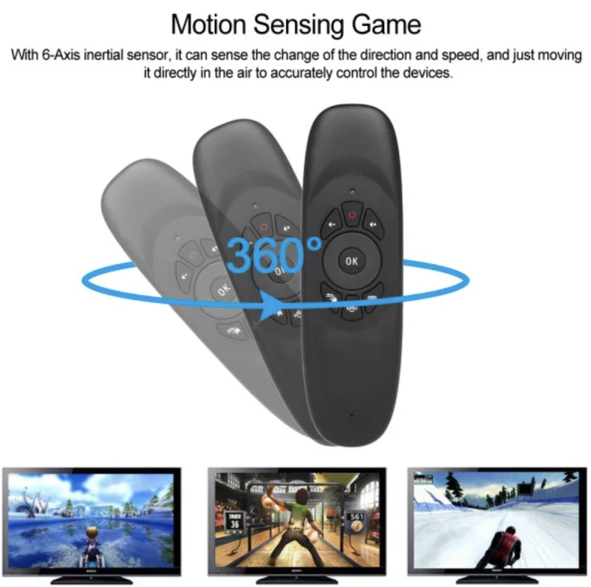 Бездротова клавіатура G20 з Air Mouse для ТВ, приставок і ПК - мініатюра 5