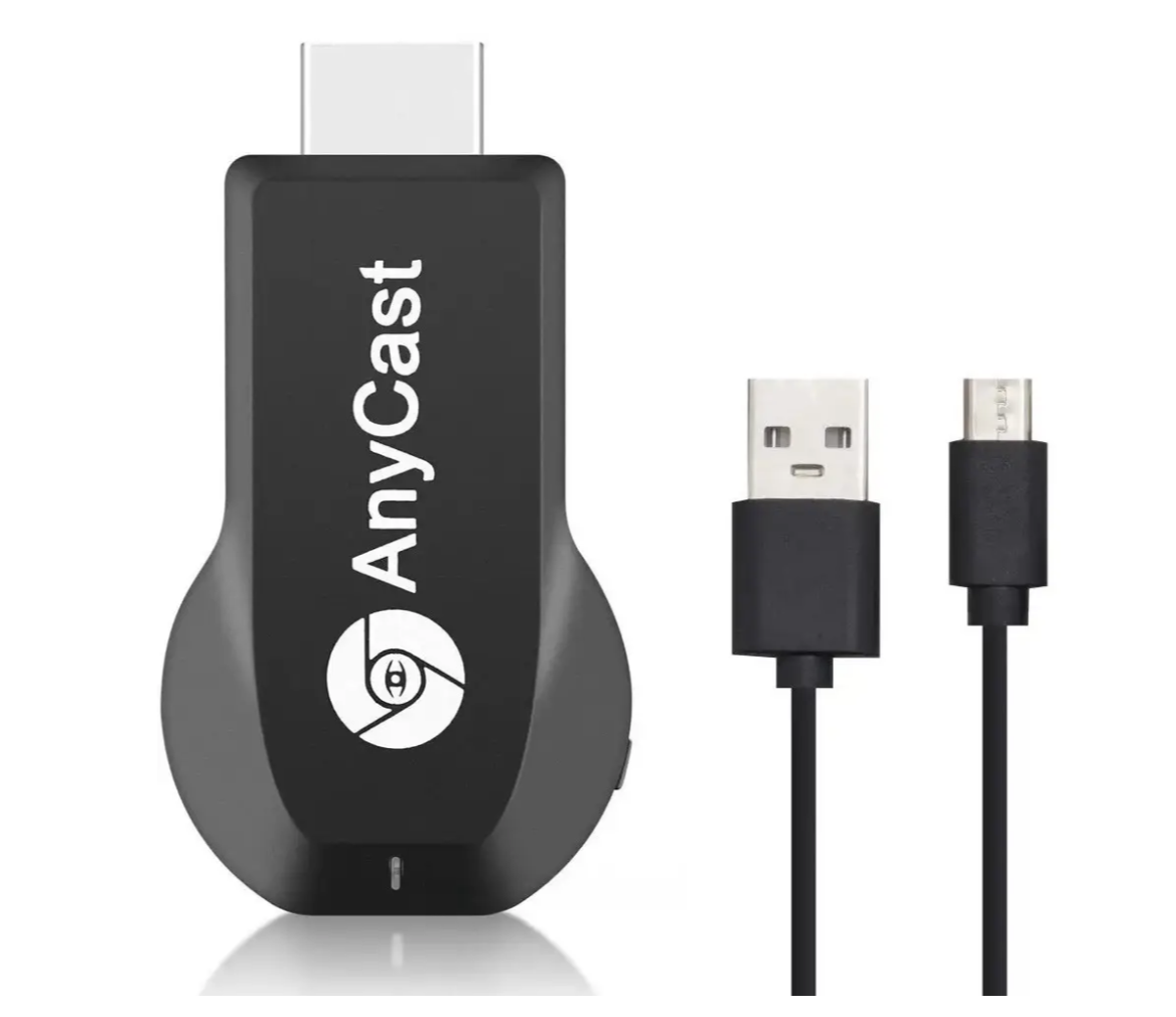 Бездротовий приймач для трансляції екрану AnyCast M9 Plus ∙ Медіаплеєр бездротовий AnyCast M9 Wi-Fi для ТБ для трансляції з телефону