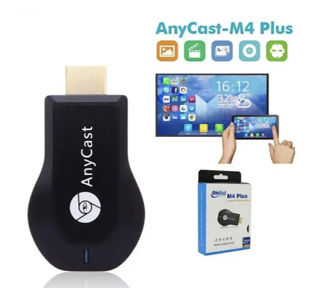 HDMI-адаптер AnyCast M9 Plus для бездротової трансляції екрана на телевізор - мініатюра 6