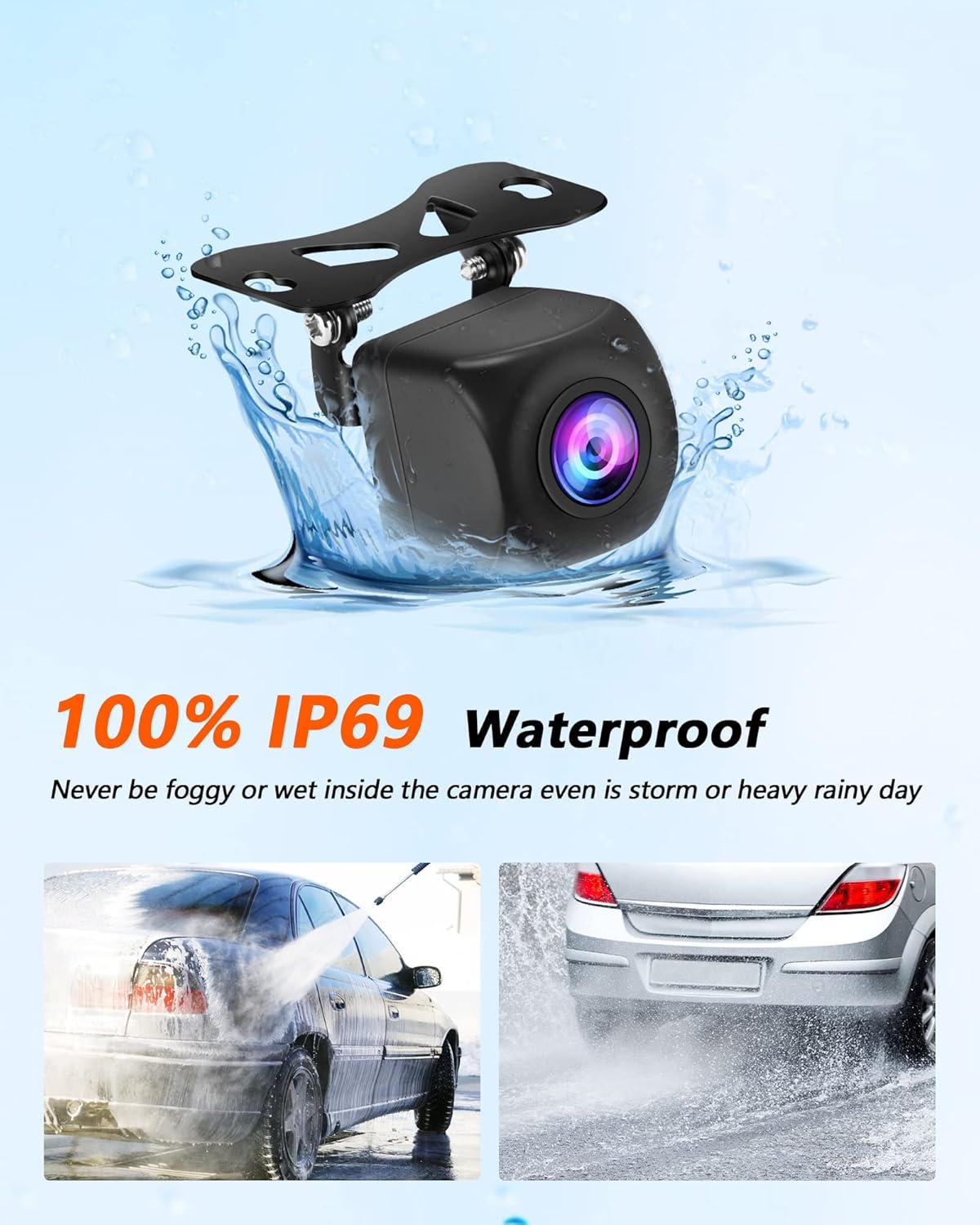 Wi-Fi камера заднього виду UKC Mini-HD для авто - мініатюра 5