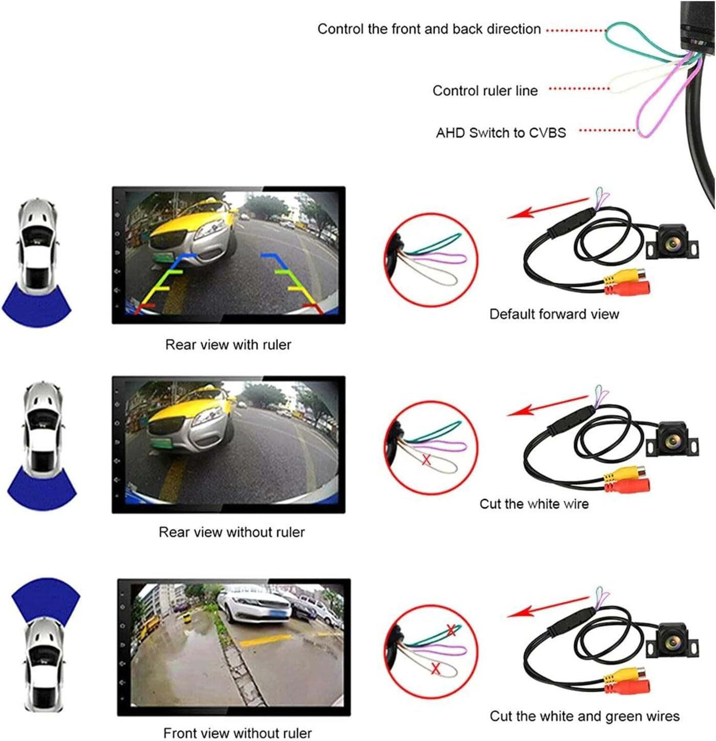 Wi-Fi камера заднього виду UKC Mini-HD для авто - мініатюра 7