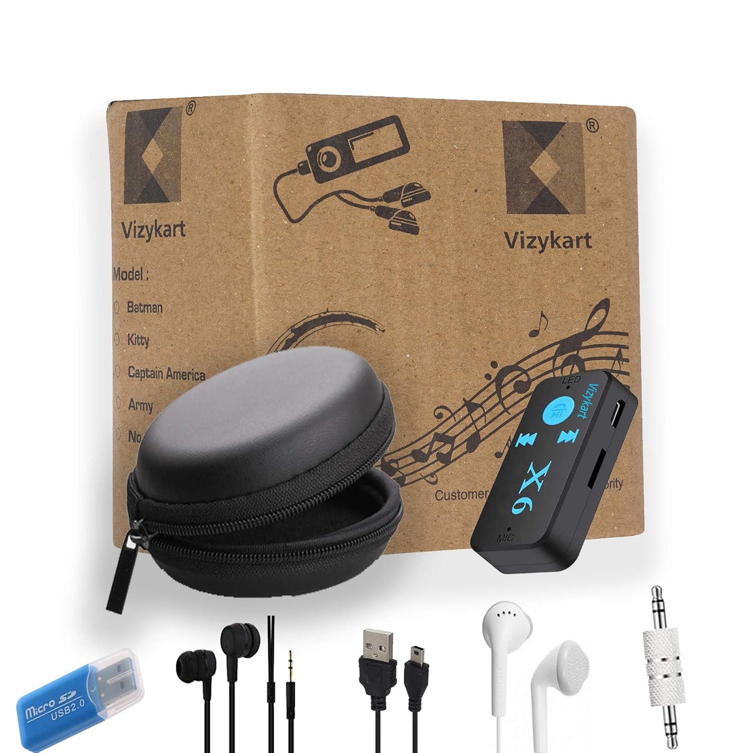 Bluetooth-аудіо ресивер BT-X6 для бездротового підключення до AUX-систем - мініатюра 7