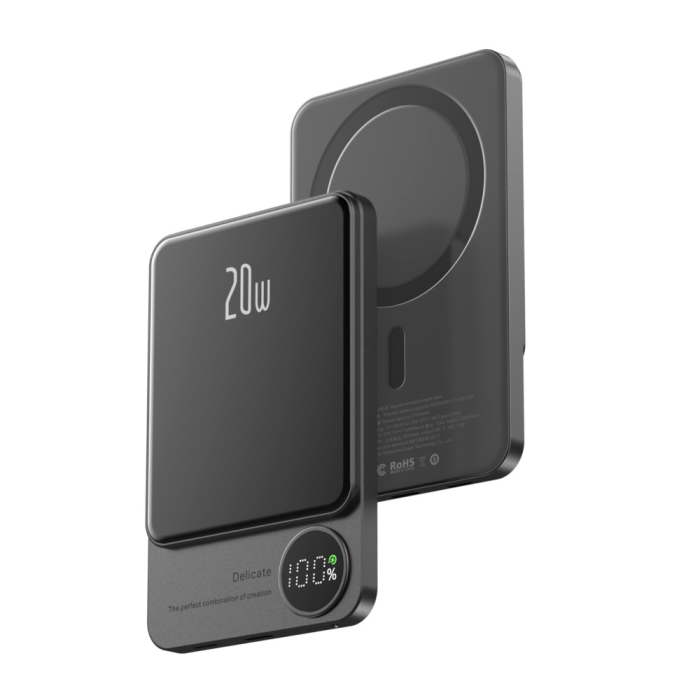 Портативний зарядний пристрій Power Bank Q9 5000 mAh ∙ Бездротовий повербанк з технологією Power Bank Q9 5000 mAh