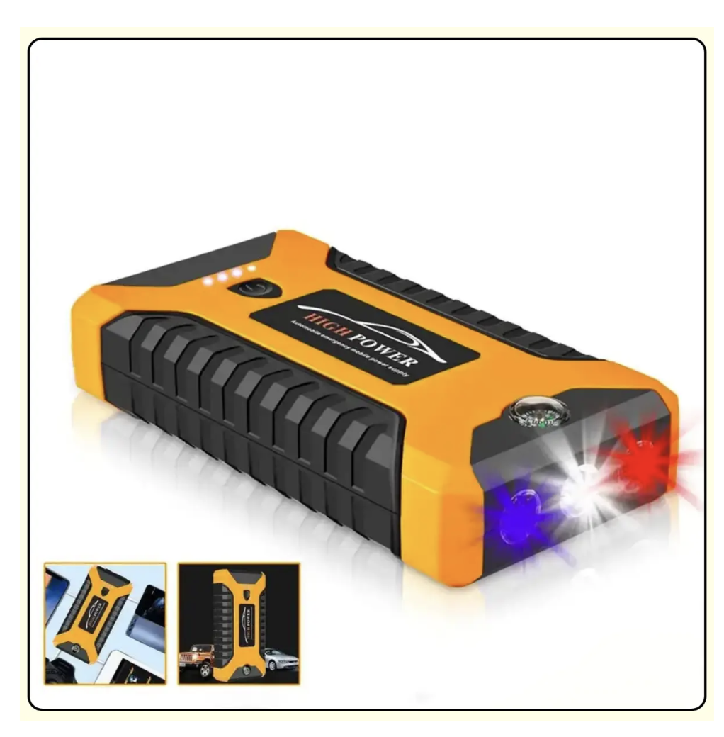 Пускозарядний пристрій JX27 99800 mAh для авто, гаджетів і аварійних ситуацій - мініатюра 2