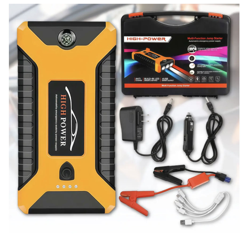 Пускозарядний пристрій JX27 99800 mAh для авто, гаджетів і аварійних ситуацій - мініатюра 3