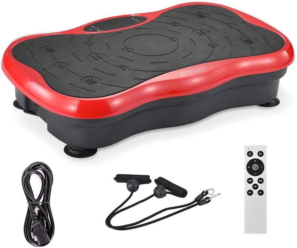 Віброплатформа Vibro Slim Shaper Pro з пультом і еспандерами для домашніх тренувань - мініатюра 12