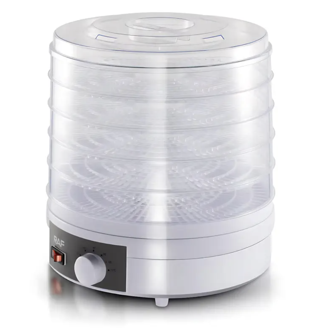 Дегідратор RAF R.6800 350 Вт з 5 лотками для фруктів, овочів і м'ясних снеків - мініатюра 4