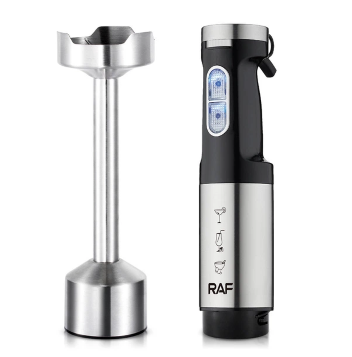 Блендер RAF R.363 5 в 1 900 Вт з металевим корпусом і склянкою 500 мл - мініатюра 5