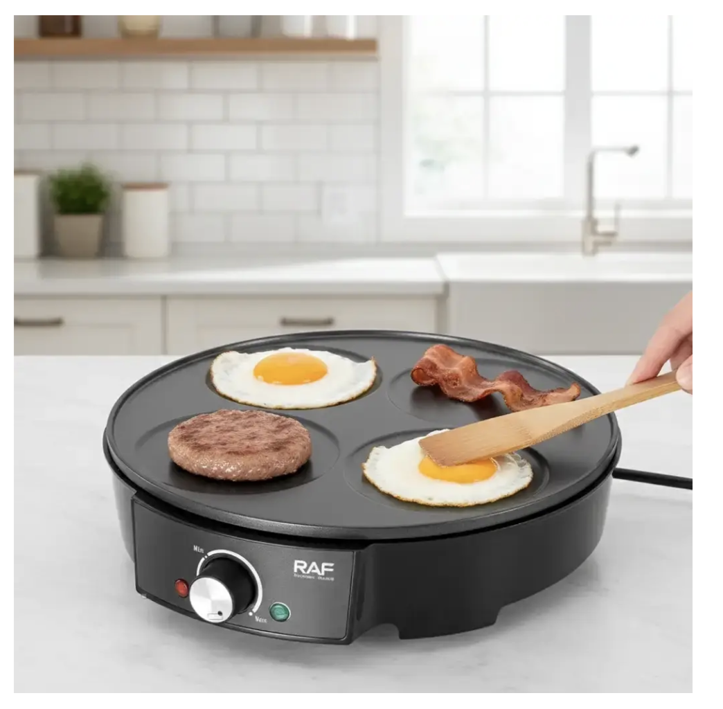 Електрична млинниця RAF R.2508 30 см з антипригарною поверхнею - мініатюра 2