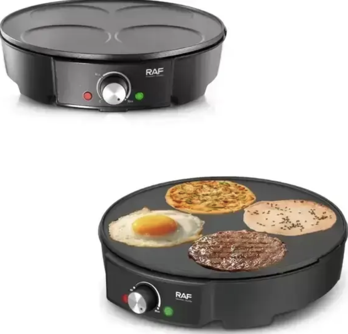 Електрична млинниця RAF R.2508 30 см з антипригарною поверхнею - мініатюра 5