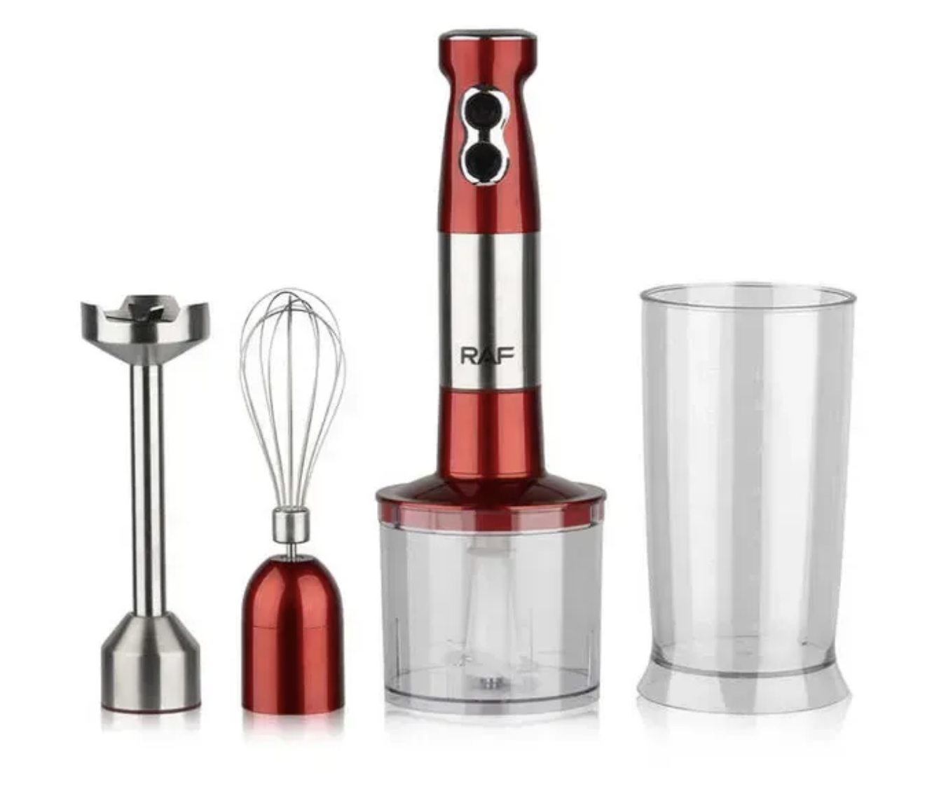 Блендер занурювальний RAF R-296 4 в 1 1000 Вт для дому ∙ Кухонний помічник блендер RAF R-296 4