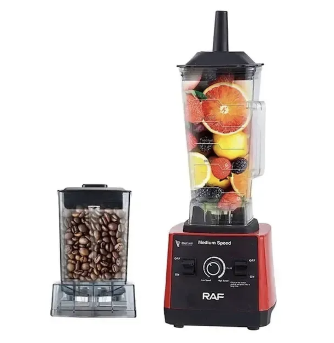 Настільний блендер RAF R.2842 2400 Вт з 8 лезами і чашею 3 л - мініатюра 3