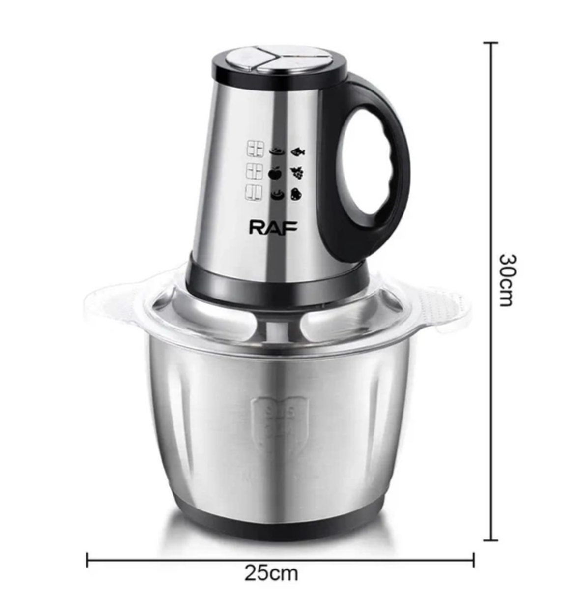 Подрібнювач RAF R.7028 2 в 1 з двома чашами по 3 л - мініатюра 2